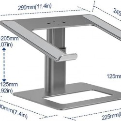 Masa için Ayarlanabilir Dizüstü Bilgisayar Standı Asansörlü Laptop Standı 10- 17.3 İnç Yükseklik Ayarlı Sehpa 