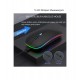 Kablosuz 2.4G  Şarjlı Mouse Fare Bluetooth Pc Kablosuz Rgb  Çok Renkli Laptop Mouse