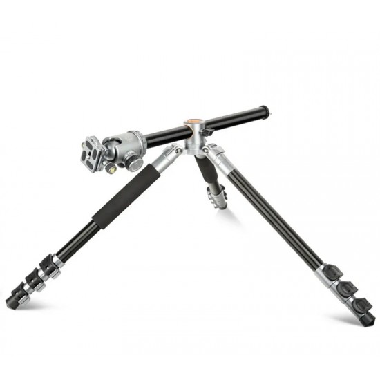 HT-T03 Çok Fonksiyonlu 360 Crossbar Tripod Profesyonel Yatak Dikey Panoramik Başlı Tripod Makro Hassas 160 Cm