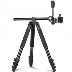 HT-T06 Profesyonel Tripod 190 Cm Yatay Kullanım Çok Fonksiyonlu Panoramik Kafa 360 Derece Dönebilir Monopod 