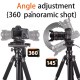 HT-T05 Profesyonel Alüminyum 210 Cm Tripod Tok Alümimyum Taşınabilir Dslr Cep Telefonu Tripodu