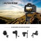 HT-T02 Profesyonel Tripod 154 Cm Yatay Kullanım Çok Fonksiyonlu Panoramik Kafa 360 Derece Dönebilir