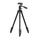 HT-T02 Profesyonel Tripod 154 Cm Yatay Kullanım Çok Fonksiyonlu Panoramik Kafa 360 Derece Dönebilir