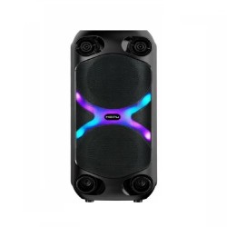 HT-960 Taşınabilir Şarjlı Bluetooth Hoparlör 4 inç Çift Bass Rgb Işıklı USB/BT/TF TWS Ses Sistemi