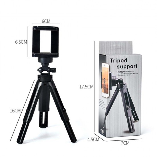 HT-530 Portatif Masa Üstü Mini Tripod 360 Derece Dönebilir 